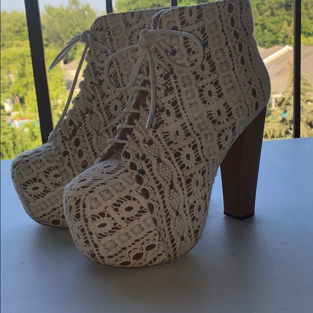 Jeffrey Campbell bootie platforms